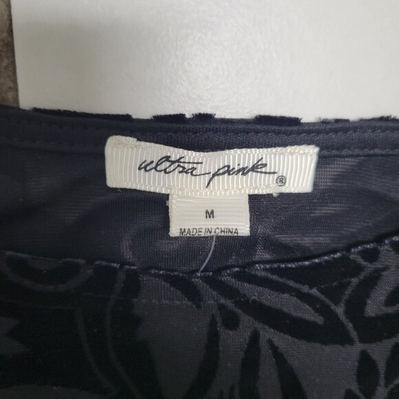 Boho Whimsygoth Witchy flare black Paisley long fairycore top - Picture 3 of 6